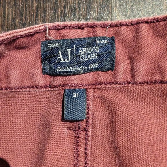 Red Pants - Armani Jeans - Picture 5 of 6